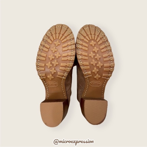 $399 Frye Sabrina 6G Lace Up Beige/Tan Suede/Leather Combat Moto Cute Ankle Boot - Picture 16 of 16